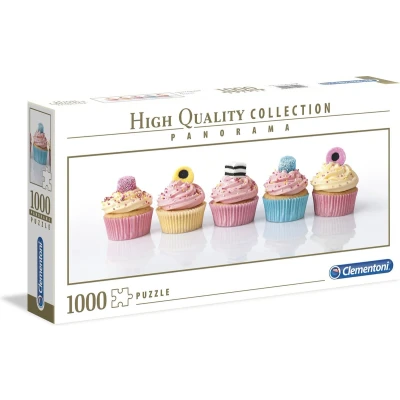Afbeelding van Clementoni Panorama High Quality Collectie puzzel Licorice cupcakes 1000 stukjes, volwassenen