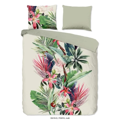 Afbeelding van Dekbedovertrek Good Morning Itanya Multi Katoen 240 x 200 / 220 cm Lits Jumeaux