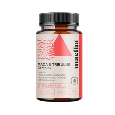 Afbeelding van Maca en Tribulus Complex Energie Libido 60 capsules 100% Natuurlijk