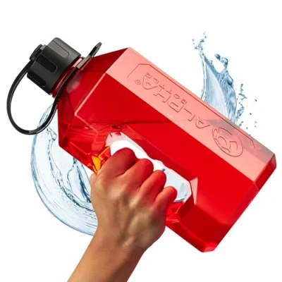 Afbeelding van Alpha Designs Bottle XXL 2,4 liter waterfles 2400 ml BPA vrije met lekvrije Seal l waterflessen voor eenvoudige vochtopname rood