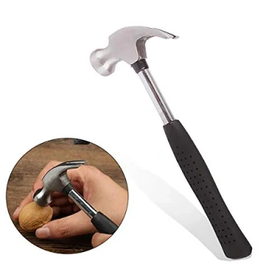 Afbeelding van 113,4 g Stomp Klauw Hamer Gebogen Staal Hoofd Glasvezel Shaft Grip Nagel Mini Klein