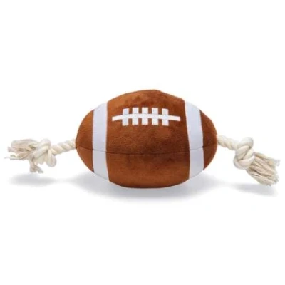 Afbeelding van Beeztees rugbybal met touw