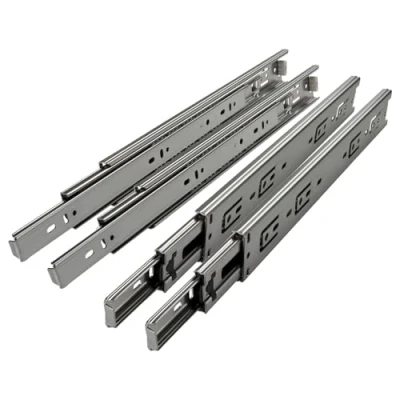 Afbeelding van 2 Paar (4 stuk) Volledig uitschuifbaar Ladegeleider KV1 45 H45 L450 NF Lengte 450 mm Draagkracht kg gegalvaniseerd van SOTECH