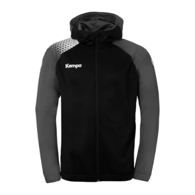 Afbeelding van Kempa Kapuzen Ambition 28 Trainingsvest voor kinderen, Maat: 116, Schwarz anthra