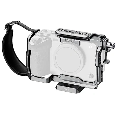 Afbeelding van SIRUI FX30 FX3 camerakooi met HDMI kabelklem, 1/4&quot; 20 schroefdraadgaten, voor ARRI 3/8&quot; 16 plaatsingsgaten, NAVO rail, Sony FX30, compatibel originele XLR handgreep (grijs)