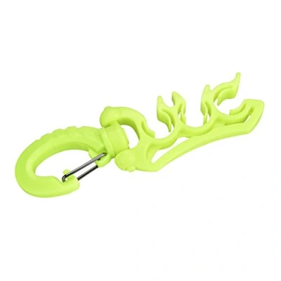 Afbeelding van Duikregelaar Slang,3 Kleuren Onderwater Scuba Duiken Plastic Dubbele BCD Slanghouder Met Clip Haak