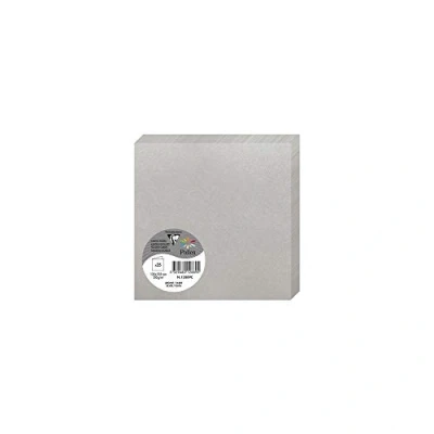 Afbeelding van Pollen by Clairefontaine 12889C dubbele kaart 135 mm, zilver