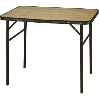 Afbeelding van Campingtafel Redcliffs 90 x 60 30 cm (Inklapbaar, Houtlook)
