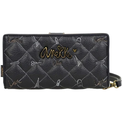 Afbeelding van Anekke portemonnee Boutique RFID Wallet Multicolor donkerblauw