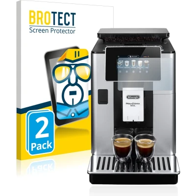 Afbeelding van BROTECT Screenprotector voor DeLonghi PrimaDonna Soul ECAM610.55.SB Folie Beschermfolie transparant (2 Stuks)