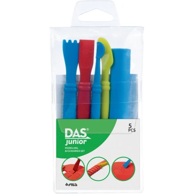 Afbeelding van Das boetseerspatels, blister met 5 stuks in geassorteerde kleuren boetseerspatels