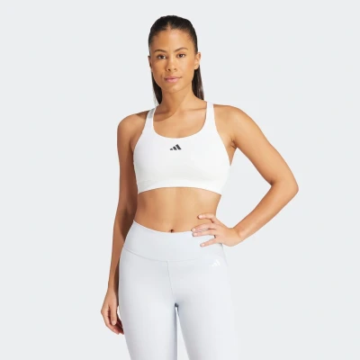 Afbeelding van adidas Performance high Support BRA Sportbh met support, Dames, Maat: LxC D, White