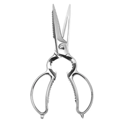 Afbeelding van MITSUMOTO SAKARI Japanse Keukenschaar voor Alle Doeleinden, 22 cm Volledig Stalen Heavy Duty Keukenschaar, Professionele Afneembare Gevogelteschaar Het Knippen van Kip, Vis en Botten