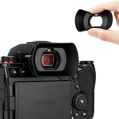 Afbeelding van KIWIFOTOS Camera Extended Eyecup Oculair compatibel met Panasonic Lumix S5 II S5IIX Camera, DC Viewfinder Protector Accessoire