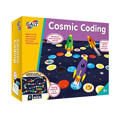 Afbeelding van Galt Toys, Cosmic Coding Game, Learn to Code Board Ages 6 Years Plus, 2 4 Players