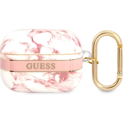 Afbeelding van Guess Airpods Pro Case Marble Roze