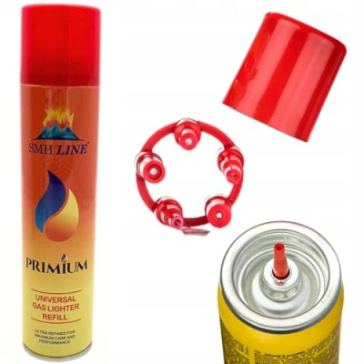 Afbeelding van SMH LINE® Aansteker Gas Gasvulling butaan 6x 300ML Universeel