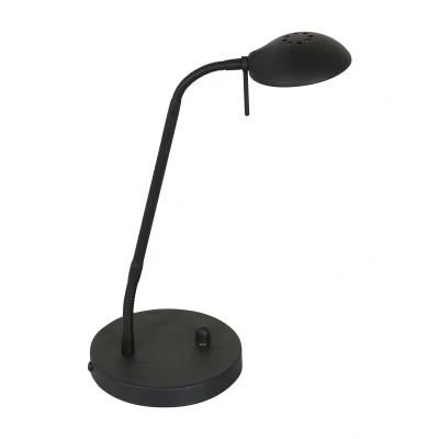 Afbeelding van Mexlite Biron tafellamp zwart kunststof 45 cm hoog