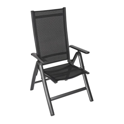 Afbeelding van Standenstoel Carino, zwart textileen, lengte 69 cm, breedte 63 hoogte 113 cm. 2 stuks