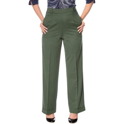 Afbeelding van Dancing Days PARTY ON Wijde broek 4XL Groen