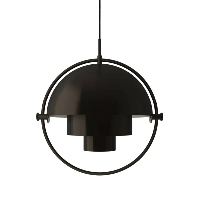 Afbeelding van Gubi hanglamp Lite, Ø 27 cm, zwart/zwart
