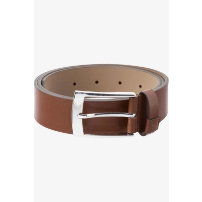Afbeelding van BRAX Style HERRENGÜRTEL Riem, Heren, Maat: 85, Cognac