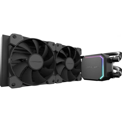 Afbeelding van LC Power CC 240 B koelsysteem voor computers Processor Alles in één vloeistofkoeler 12 cm Zwart