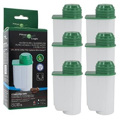 Afbeelding van FilterLogic CFL 901B Waterfilter voor Siemens EQ Series EQ.3 EQ.300 EQ.5 EQ500 EQ.6 EQ.9, Bosch Verocup Verobar volautomatisch, compatibel met Brita Intenza TZ70003 TZ70033A TCZ7003
