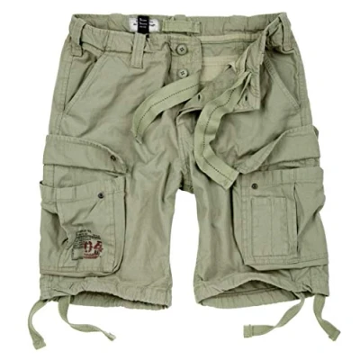 Afbeelding van Surplus Airborne Vintage Shorts Light Olive maat 4XL