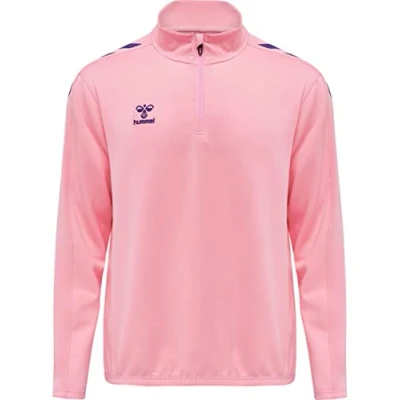 Afbeelding van Hummel CORE HALF ZIP Sweater, Maat: XL, Cotton candy