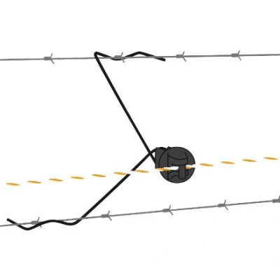 Afbeelding van Afstandisolator prikkeldraad 30cm, p/25, Gallagher Geschikt voor Veehouderij
