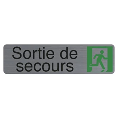 Afbeelding van Exacompta 67172E Plaque adhésive Sort