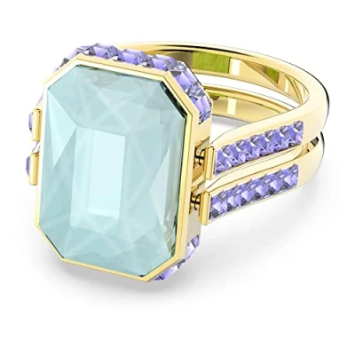 Afbeelding van Swarovski 5640249 Orbita Goudkleurig Ring 50