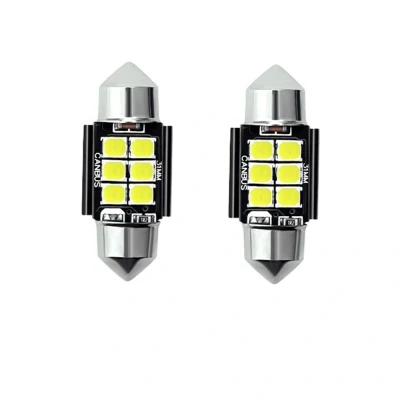 Afbeelding van Dome 31MM LED CANBUS 6SMD Warm wit 12V Per stuk