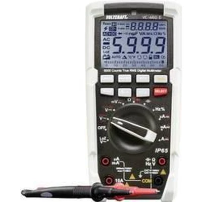 Afbeelding van VOLTCRAFT VC 460 E Multimeter Digitaal Sproeidicht (IP65) CAT III 1000 V, IV 600 V Weergave (counts): 6000