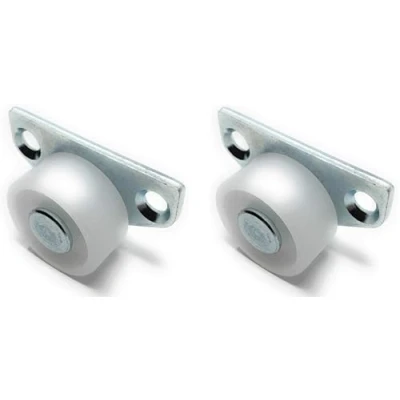 Afbeelding van cyclingcolors 2 x bedladerol, zijrol, 30 mm, 40 kg, meubelrol, boxrol met hard loopvlak, kunststof rol