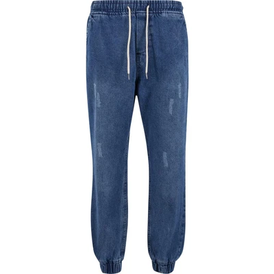 Afbeelding van Urban Classics Jogg Denim Heren joggingbroek L Blauw
