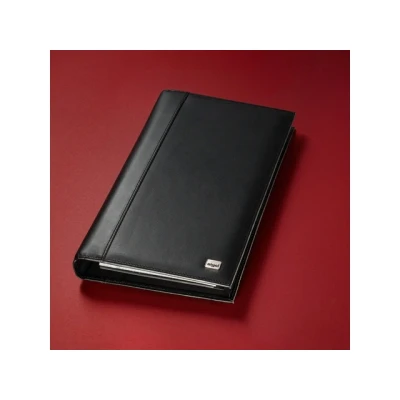 Afbeelding van Sigel Si Vz204 Visitekaartringband Torino Leer Zwart 90X58Mm 160 Kaartjes