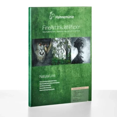 Afbeelding van Hahnemühle Bamboo Gloss Baryta, duurzaam inkjetfotopapier met 90% bamboedraad, natuurlijk wit, 305 g/m² (210 x 297 mm)