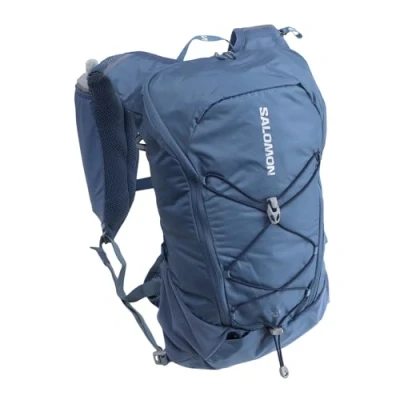 Afbeelding van Salomon Agile 12 Hydratievest, uniseks, trail running wandelen MTB, dynamisch draagcomfort, snelle toegang, veelzijdig inzetbaar, blauw