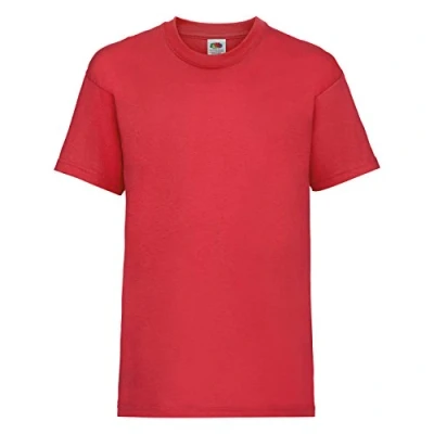 Afbeelding van Fruit Of The Loom Iconisch T shirt Kinderen / Kinder (Rood)