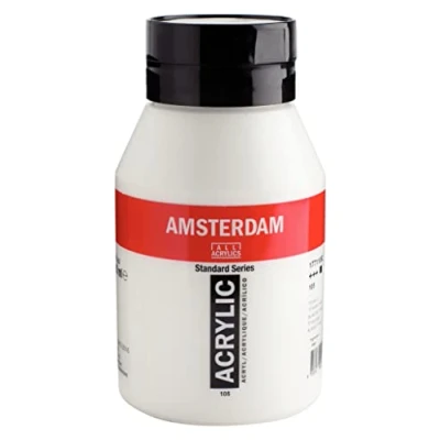 Afbeelding van Amsterdam Standard Series Acrylverf Pot 1000 ml Titaanwit 105