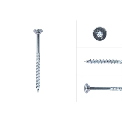 Afbeelding van Houtbouwschroef Verzinkt 6 x 160 Torx 30 Per stuk