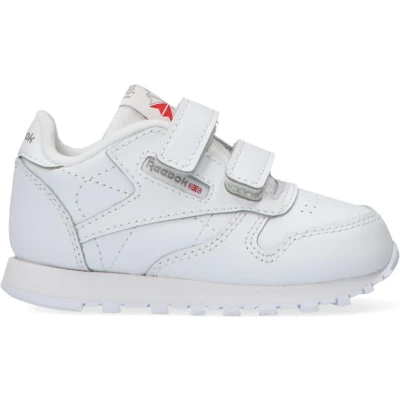 Afbeelding van Reebok Classic Leather Shoes Sneakers laag voor kinderen, Maat: 21, White Leer/ synthetisch