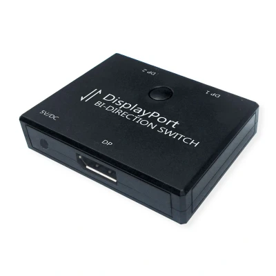 Afbeelding van VALUE 4K DisplayPort switch, 2 weg, bidirectioneel