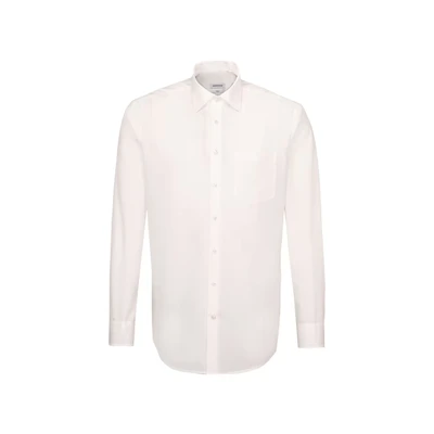 Afbeelding van Seidensticker Herren Business Hemd Regular Fit Bügelfrei Kent Kragen Langarm 100% Baumwolle