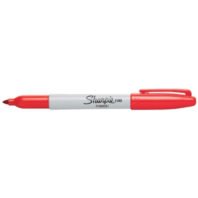 Afbeelding van Viltstift Sharpie Fine rond rood 1 2mm