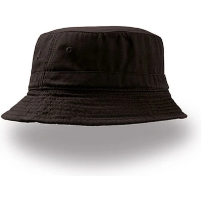 Afbeelding van Atlantis Bucket Hat Hoed Vissershoedje Dames en heren Katoen Zwart L/XL