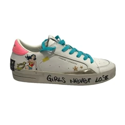 Afbeelding van Artistic Leather Sneakers with Rubber Sole Lace up Closure and