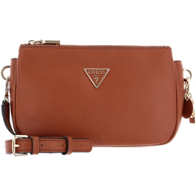 Afbeelding van GUESS Schoudertas Kersti Status Crossbody Cognac Bruine